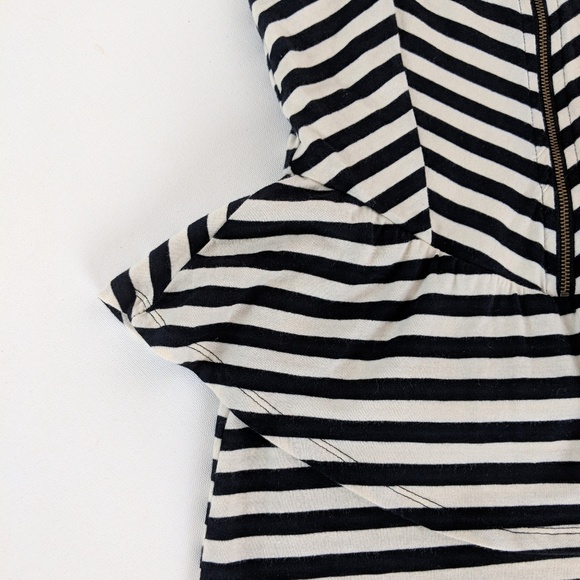 Sparkle & Fade striped peplum bodycon mini dress - Picture 5 of 8